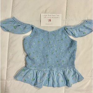 Dainty Floral Blue Top